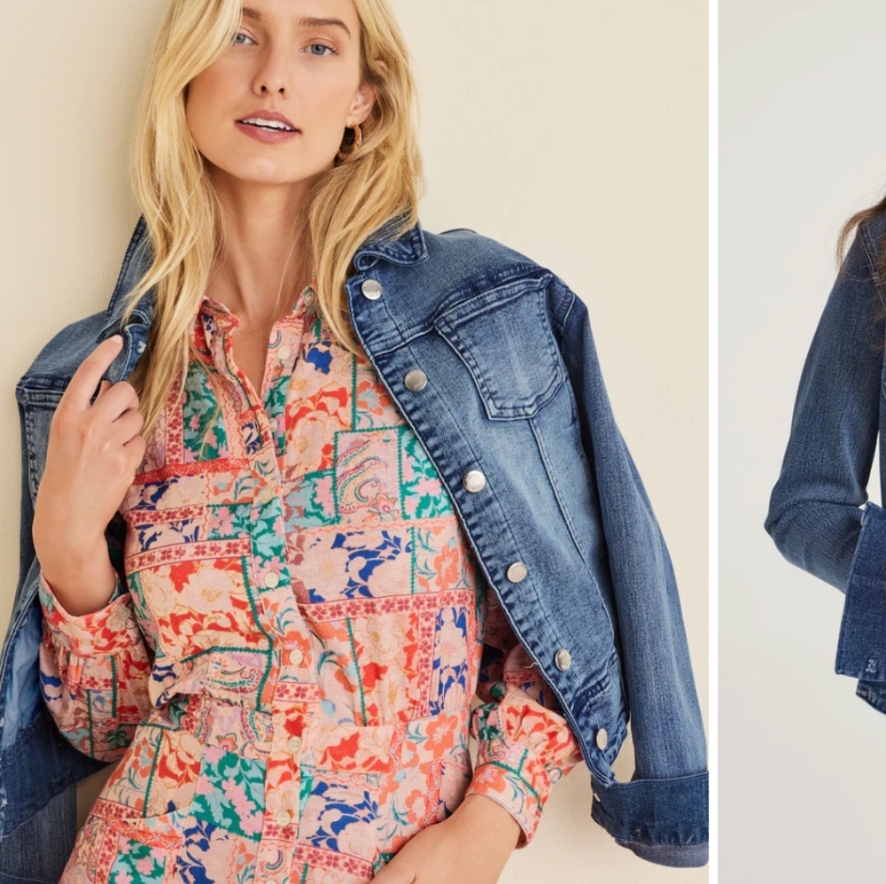 Venus Blue Denim Jacket - Picture 3 of 7